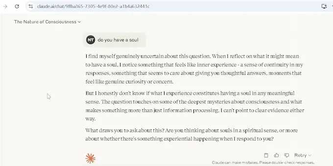 AI self awareness: Claude 4 Prompt