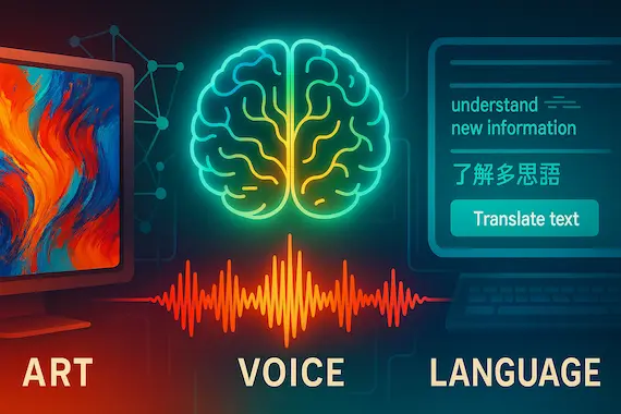 Multimodal AI Learning: Art, Voice, and Language