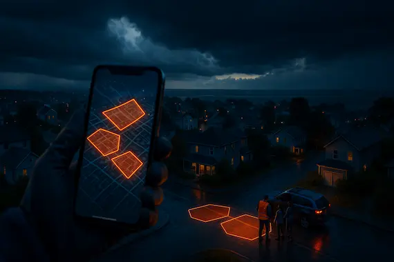 AR flood alert guides family to safety, showing lifesaving impact detailed in AI news June 21 2025 dispatch.