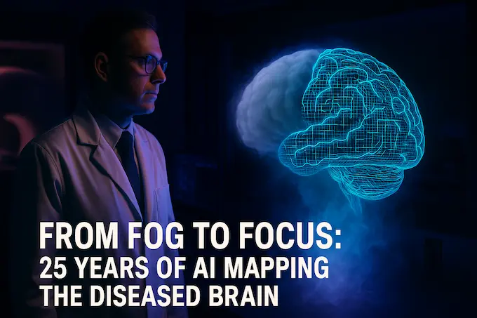 From Fog to Focus: 25 Years of AI Mapping the Diseased Brain