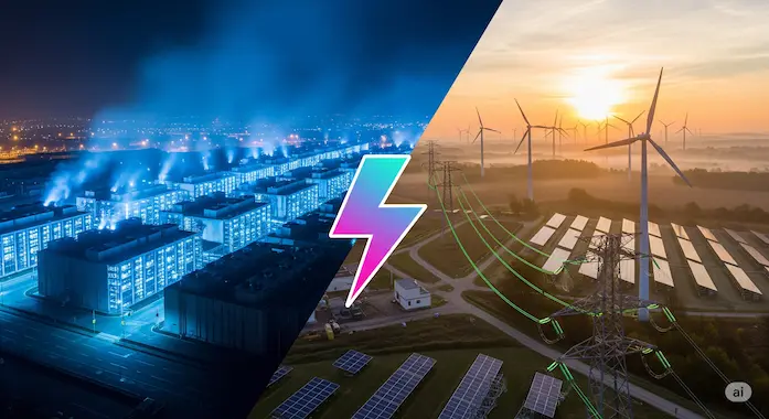 Green energy meets power-hungry servers, spotlighting carbon impact of what is LLM.