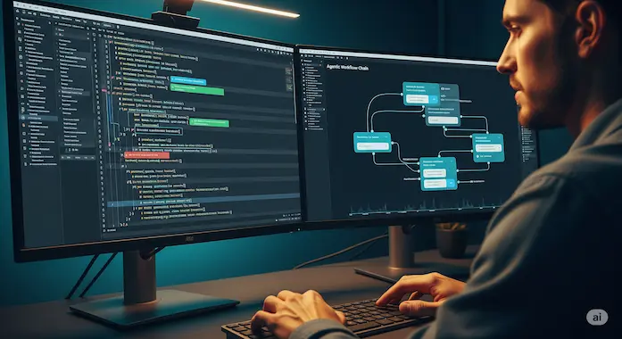 Software engineer using Claude Opus 4.1 for precise agentic debugging, Claude Opus 4.1 visible