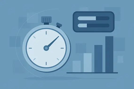 Conceptual artwork conveying efficiency and speed in EmbeddingGemma deployments
