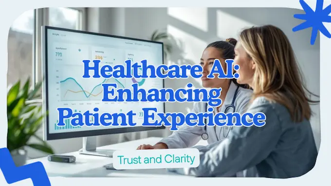Doctor and patient review a brandless risk dashboard in a bright clinic, reflecting healthcare advances in AI News October 18 2025.