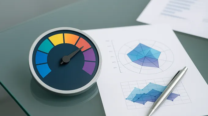 AI News October 25 2025 bright editorial scene with AGI score gauge and psychometric charts on glass table