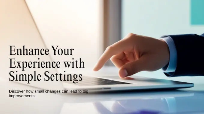 Data privacy in AI concept showing a bright, generic settings toggle on a laptop, highlighting opt-out as the default.