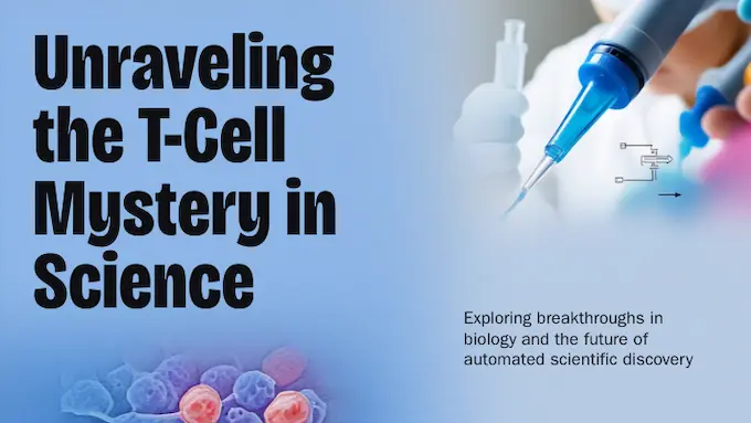 T-cell montage shows how AI Co-Scientist proposed glycosylation interference and mannose rescue from 2-DG experiments.