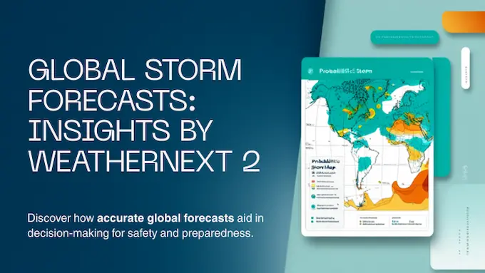 Probabilistic storm maps and risk dashboards convey WeatherNext 2’s rapid forecasts: AI News November 22 2025.