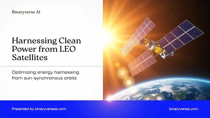 Sun-synchronous satellites with wide solar arrays harvesting power for Project Suncatcher above a bright blue Earth.