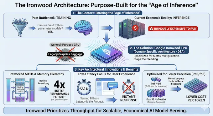 Google Ironwood TPU Architecture Infographics