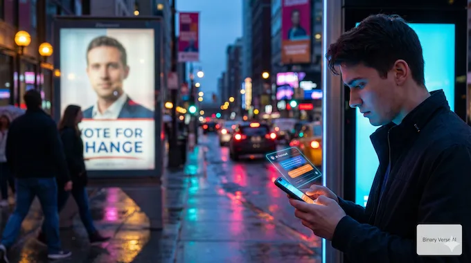 Phone chat outshines billboard, showing AI misinformation in campaigns