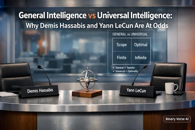 General intelligence vs universal intelligence, LeCun vs Hassabis cover.