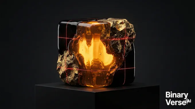 A glowing obsidian processing core representing the slow thinking speed of GPT-5.2 Pro.