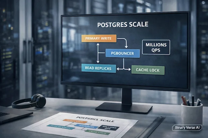 AI News January 24 2026 Postgres scaling architecture infographic