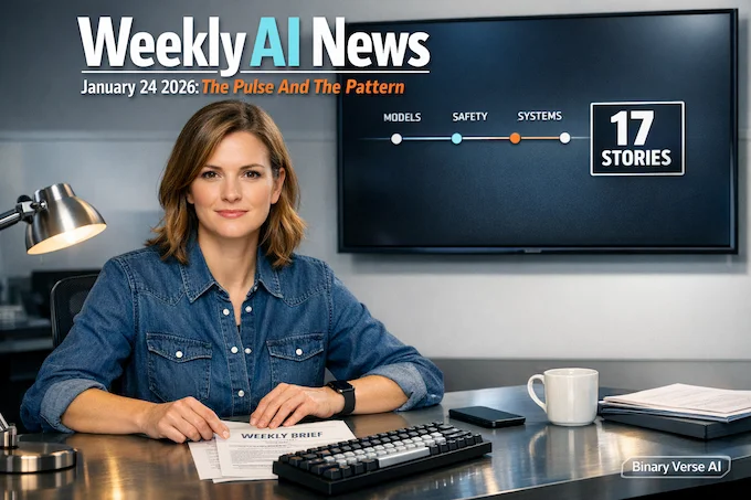 AI News January 24 2026 cover hero with pulse pattern