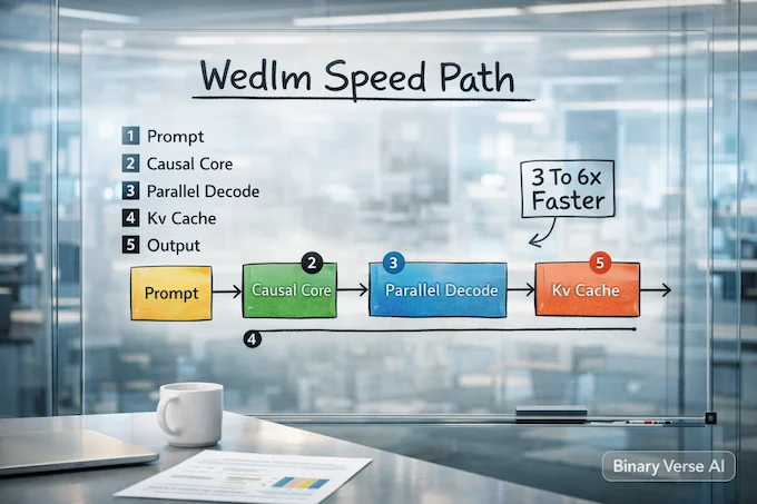 AI News January 3 2026 WeDLM parallel decoding diagram