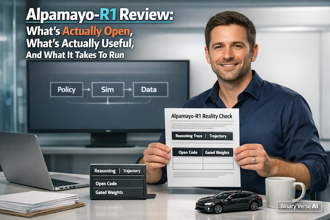 Alpamayo-R1 cover showing open stack reality check
