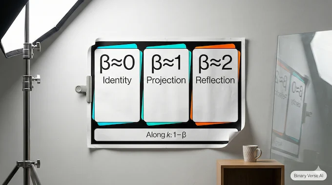 deep delta learning β regimes, identity projection reflection