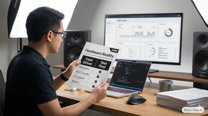 Falcon H1R 7B hardware reality check table for KV cache