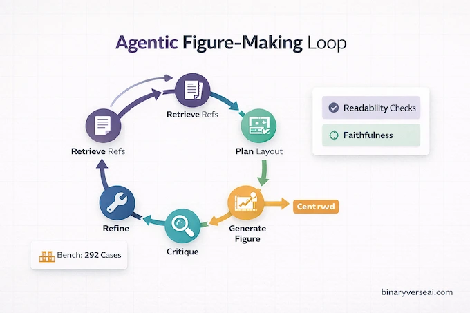 AI News February 7 2026: PaperBanana agentic AI system infographic for automating research diagrams