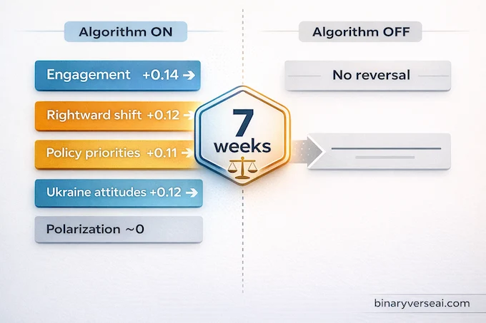 Is X biased infographic summarizing The Results, Fast And Concrete with asymmetry and key effect sizes