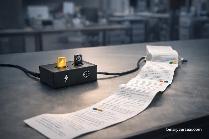 Qwen3.5 scene showing long context and thinking mode toggle as a UX lever for accuracy vs latency.