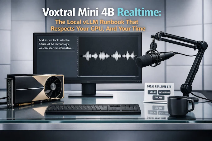 Voxtral Mini 4B realtime local vLLM runbook hero