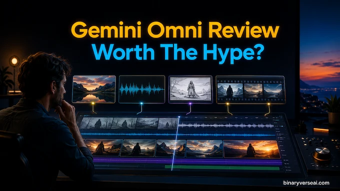 Gemini Omni Review feature image showing conversational video editing control