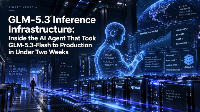 GLM-5.3 inference infrastructure agent optimizing AI data center servers