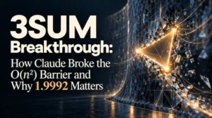 3SUM Breakthrough: How Claude Broke the O(n²) Barrier and Why 1.9992 Matters