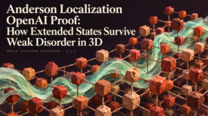 Anderson Localization OpenAI Proof: How Extended States Survive Weak Disorder in 3D