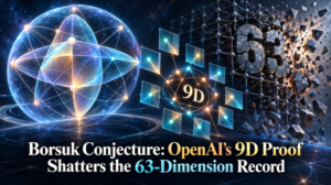 Borsuk Conjecture: OpenAI’s 9D Proof Shatters the 63-Dimension Record