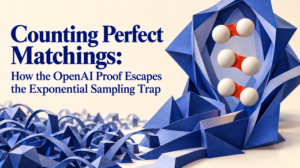 Counting Perfect Matchings: How the OpenAI Proof Escapes the Exponential Sampling Trap