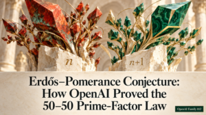 Erdős–Pomerance Conjecture: How OpenAI Proved the 50–50 Prime-Factor Law