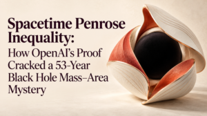Spacetime Penrose Inequality: How OpenAI’s Proof Cracked a 53-Year Black Hole Mass–Area Mystery