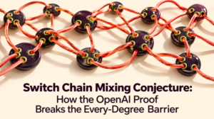 Switch Chain Mixing Conjecture: How the OpenAI Proof Breaks the Every-Degree Barrier